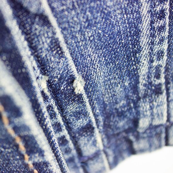 Denim Jean Jacket - Paper Denim & cloth brand - distressed medium wash utility - Picture 9 of 9